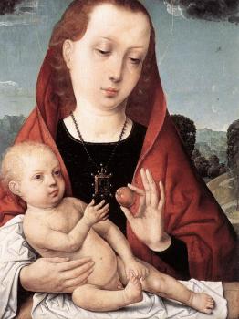 衚安 德 弗蘭德斯 Virgin and Child before a Landscape